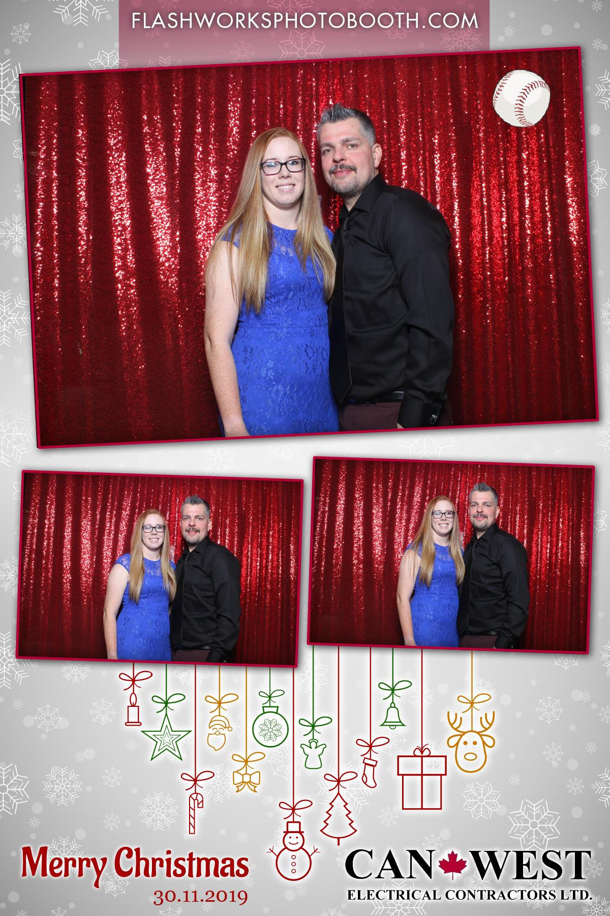 Can West Christmas Party | View more photos from the event at gallery.flashworksphotobooth.com/u/FlashworksPhotoboothInc/Can-West-Christmas-Party